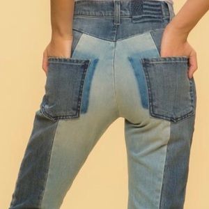 Revice Lotlita crop raw hem jeans size 28